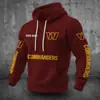 Uniforme de Equipo Transfronterizo Europeo y Americano Tallas Grandes Impresión Digital 3D Cárdigan Holgado con Cremallera y Capucha Sudadera Deportiva Sudadera de Invierno