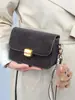 Marca Coreana de Nicho 2026 Nueva Bolso Cruzado para Mujer con Acabado de Alta Gama, Bolso Pequeño Cuadrado de Lujo Ligero para Viajar, Bolso Vintage para Mujer