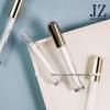 Jinze ordem redonda tubo transparente de esmalte labial tubo de lama labial tubo de cor labial tubo de 4,5ml material de embalagem de plástico