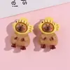 Nuevos Accesorios de Joyería de Resina de Oso de Dibujos Animados Divertidos DIY Hechos a Mano Pegamento de Crema Funda para Teléfono Móvil Pasador Cuerda para el Cabello Sombrero
