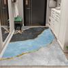 Lujo Ligero Alfombra de Piso para el Hogar de Alta Gama Entrada Alfombra Resistente a la Suciedad Dormitorio Mesilla de Noche Fácil de Cuidar Sala de Estar Baño Alfombrilla Simple para Pies