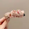 Acessório de cabelo tipo presilha banana grande de alta qualidade estilo coreano, uma luxuosa presilha de cabelo para outono/inverno, novo modelo 2026, elegante presilha vertical para a parte de trás da cabeça, para mulheres