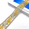 Novos acessórios de estilo étnico renda fios dourados florzinhas fita código de barras acessórios de vestuário DIY vendas diretas da fábrica