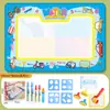 Lienzo de Agua Manta de Aprendizaje Mágica de Agua Tela de Escritura con Agua Pintura para Niños Manta de Pintura Mágica con Agua Transparente de Gran Tamaño Grafiti Repetido