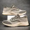 Zapatos Deportivos y Casuales Nuevos de Primavera y Verano para Correr, Zapatos de Malla Tejida con Mosca para Hombre, Zapatos de Moda, Slip-Ons, Zapatos de Moda