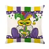 Fronha de Carnaval Amazon Nova Máscara de Festa Almofada de Sofá Almofada Decorativa Capa de Almofada de Feriado Atacado