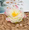 Cabeça de Flor de Lótus Artificial 10cm Cabeça de Flor de Lótus Luminária de Flor para Decoração de Buda Adorno de Flor Grampo de Cabelo Flor com Flor Fabricante Lote