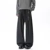 Calça pantalona xadrez color block estilo retrô casual 2026 para homens e mulheres, nova para outono e inverno, modelagem solta, casual, versátil, estilo coreano, comprimento total