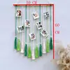 Tapiz de cuerda de algodón tejido para colgar en la pared decoración de pared para el hogar tela para el hogar dormitorio decoración colgante de mesita de noche B&B decoración de pared estilo juvenil