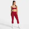 Conjunto de Ropa de Yoga Transfronterizo Nuevo de Alta Elasticidad para Levantar Glúteos, Sujetador Deportivo para Exteriores, Ropa de Fitness, Conjunto para Correr y Jugar a la Pelota para Mujeres