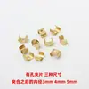50 Piezas de Hebilla Clip Forma de C de Cobre Latón Clip de Hebilla de Alambre Clip de Hebilla para Cuerda Clip de Hebilla Cabeza de Hebilla Clip de Hebilla de Apertura Fija Accesorios para Joyería DIY