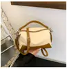 Bolsa de Mão Moda Cor Color Blocking Coreana Almofada Boston 2026 Verão Bolsa Feminina Ombro Único Transversal Simples Diária Nova Pequena de Nicho