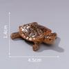 Adornos realistas de tortugas pequeñas flotantes acuario rocalla bonsái decoraciones de tortugas patio piscina micro paisajismo pequeños adornos