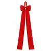 Lazo de terciopelo navideño extragrande para decoración de pared, cumpleaños, boda, fiesta y decoración de la punta del árbol de Navidad