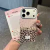 Estampa de Leopardo com Folha de Ouro Adequado para Capa de Celular Apple 18Promax Iphone17Pro Tendência 16Plus Estilo Europeu e Americano 15