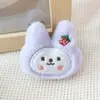 Broche de Accesorios de Muñeca Conejo Fresa de Peluche de Dibujos Animados Ropa Linda de Muñeca Conejo Accesorios para Calzado Infantil