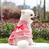 Gran Venta Falda para Perro Vestido con Lazo Vestido de Boda Primavera Verano Otoño Nuevo a Cuadros Ropa para Mascota Perro Gato Rayado Pomerania