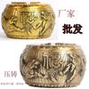 Fábrica de atacado grande quantidade preço excelente latas de chá Dragon Travel World cem bênçãos dois dragão jogar talão Produção de latão
