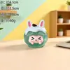 Adorno Lindo de Resina Jelly Bell Conejito Kawaii Partículas Kawaii Brillo Conejo Descompresión Cabeza de Conejo Adorno Regalo para Estudiante Accesorios de Bolsa Sorpresa En Stock