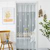 Simples ins-style Lace Door Cortina Venealable Verão Anti-mosquito Porta Cortina Punch-free Wear Rod Divisória Quarto Cortina Longa Cross-Border