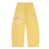 Pantalones Anchos con Diseño de Bandera de Estrellas Retro Americano para Mujer 2025 Sueltos Modernos Hip-Hop Deportivos Casuales Pantalones de Chándal