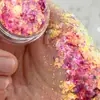 Celebridad de Internet Explosivo Polvo de Brocado de Nube Aurora Ultra Fino Polvo de Brillo Camaleónico Alto Brillo Soñador Polvo de Ópalo Europeo y Americano Accesorios para Uñas