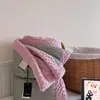 Colcha Acolchada de Algodón Puro Doble Capa de Gasa con Estampado de Frijol Núcleo para Cama Doble Colcha de Primavera/Otoño Colcha para Dormitorio Individual Cuatro Estaciones Engrosada Cálida Lavable a Máquina