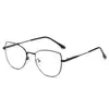 Gafas Anti-luz Azul Anti-radiación Gafas Planas Para Jugar en el Teléfono Móvil Computadora Gafas de Protección Ocular Ojo de Gato Marco de Metal Transfronterizo 2013
