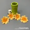 Flor de Peonía Llama Pintura al Óleo Simulada Flor de Muñeca Pasador Flor Caja de Regalo Hecha a Mano con Flores Ropa Gorro de Graduación con Flores
