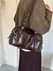 Elegante bolso tote de piel suave, bolso grande de capacidad para el hombro para mujer, nuevo bolso de mano versátil para el otoño 2026, bolso tipo almohada