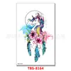 Pegatina de Tatuaje Pegatina de Tatuaje para Mujer Flor Brazo Medio Brazo Set de Pegatinas de Tatuaje