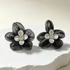 Aretes, broqueles, aretes con un toque de lujo ligero y de alta gama, aretes de estilo festivo para mujer