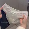 "Enfermeira Sedutora" Calcinhas Doces de Renda Francesa para Meninas, Tanga Sexy Pura Desejo Laço Vazado para Jovem