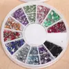Arte de Uñas Color Forma Acrílico Taladro Fondo Plano Taladro Pegatina Caja Redonda Cuadros Corazón Amor Gotas de Agua Cuadrado Ojo de Caballo Estilo Mixto