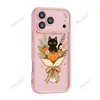 Capa de celular buquê de gato preto e abóbora de Halloween mais vendida internacionalmente, iPhone 18 Pro Max, à prova de quedas, capa protetora com acabamento fosco