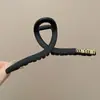 Pinza para el pelo grande y moderna para mujer, elegante y sofisticada, pinza para el pelo exquisita, pinza de tiburón simple para primavera-verano