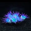 Suministro Comercio Electrónico Transfronterizo Acuario Paisajismo Pecera Decoración Cuerpo Suave de Silicona Simulación Coral Anémona Marina-7 Anémonas Marinas