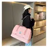 Bolsa de Bagagem Curta Distância Feminina, Bolsa de Viagem Portátil de Grande Capacidade, Bolsa de Maternidade Leve Repelente à Água, Bolsa de Armazenamento Portátil