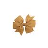 Cross-border 3 polegadas Solid Color Bow Hairpin Amazon Hot Selling Baby Rib Band Duckbill Clip Acessórios para o cabelo