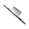 Caixa de fechadura de janela de abrir de alumínio de ponte quebrada corpo de fechadura de transmissão de porta e janela de liga de alumínio acessórios de cilindro de fechadura de tela de diamante de aço inoxidável