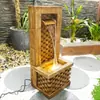 Fuente de resina transfronteriza agua Amazon venta caliente agua casa de huéspedes hotel patio mobiliario fábrica fuente directa