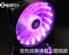 Ventoinha para Gabinete de Computador Ventoinha de Radiador de Água para Resfriamento 8CM 9CM 12CM Iluminação com 4 LEDs/33 LEDs/Efeito Halo