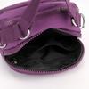 Bolsa Pequena Portátil Feminina Carregando Nylon mini Crossbody 2023 Novo Celular de Três Camadas Crossbody Bolsa mini Lona