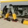 Dispositivo de re-rielado de tren Dispositivo hidráulico de re-rielado de mina Dispositivo de re-rielado de vagoneta de mina traslacional Dispositivo de re-rielado espina de pescado