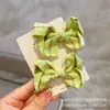 Acessório de Cabelo Estilo Coreano Grampo de Cabelo Folha Bordada à Mão Presilha Lateral para Menininha Presilha Tridimensional Rica