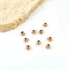 Olla a Presión Color-Preservante de Vacío Oro 18K Perlas de Posicionamiento Hebilla de Posicionamiento Accesorios de Joyería DIY Pulsera Collar Cabeza de Hebilla Redonda