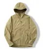 25 Chaqueta Cortavientos e Impermeable Casual de Negocios para Primavera y Otoño con Capucha 6907