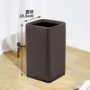 Cubo de basura doméstico sin tapa, de doble capa, de gran diámetro, forma redonda para cocina, sala de estar, oficina, papelera, almacenamiento de gran capacidad, uso comercial