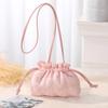 Bolso Cubo con Cordón y Pliegues de Rombos, 25 Años, Bolso de Hombro Cruzado de Nailon para Mujer, Bolso Ligero Tipo Bollo