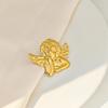 Broche de acero inoxidable con forma de águila, diseño creativo europeo y americano, con forma de girasol, estilo angelito, liso y plisado.